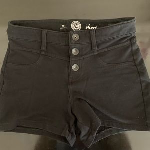 Kids black shorts